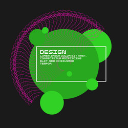 abstract background with dynamic waves vector image