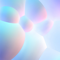 abstract background with pearlescent soft bubbles vector image