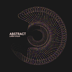 abstract background with dynamic waves vector image