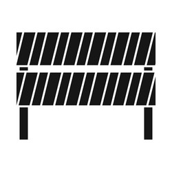 design block and road icon web element vector image