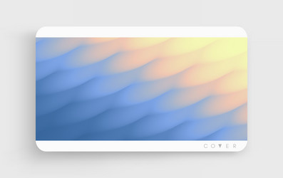 abstract wavy background with dynamic effect vector image