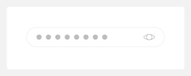 password input field ui element template vector image