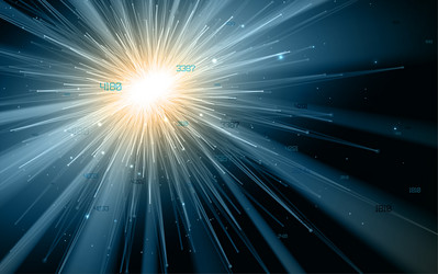 abstract data transmission visualization vector image