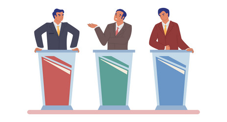 Cartoon Debate Vector Images (over 2 600)