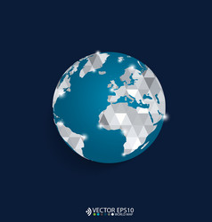 modern globe design vector