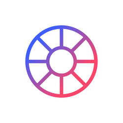 lens filter pixel perfect gradient linear ui icon vector image