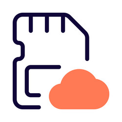 Store data online for remote access backup vector