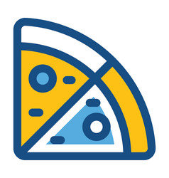 Pizza icon vector