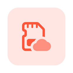 store data online for remote access backup vector image
