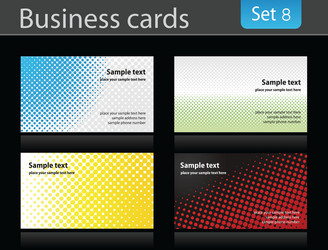 business cards templates vector