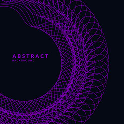 Abstract element with dynamic lines vector