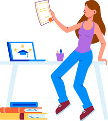 Online education icon vector