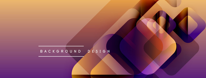abstract gradient background overlapping squares vector image