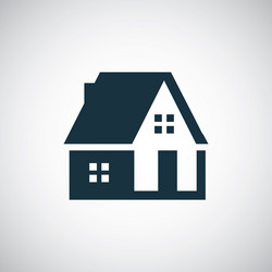 Home icon for web and ui on white background vector
