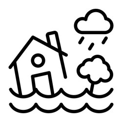 Flood Royalty Free Vector Image - VectorStock