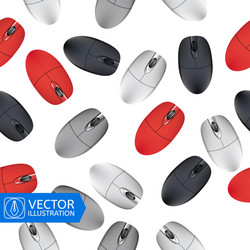 Modern Computer Mouse Pattern vector image