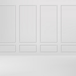 abstract white gradient background empty studio vector image