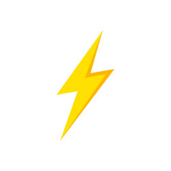 Lightning icon thunder and bolt flash icon Vector Image