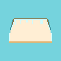 Pixel icon in flat style tacos vector