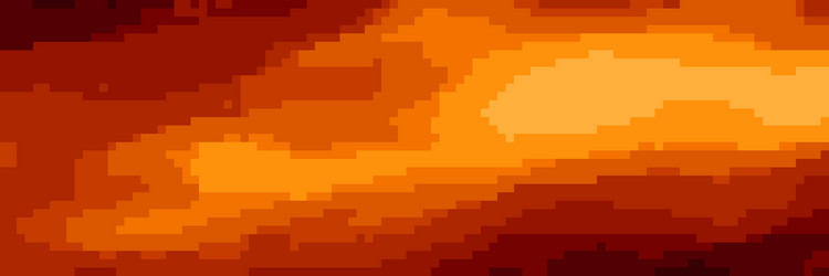 pixel flame bg in retro 8 bit game style vector image
