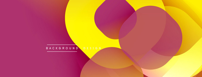abstract background features overlapping colorful vector image