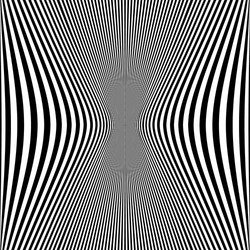 abstract pattern with distorted lines monochrome vector image