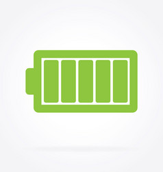 Simple battery charging icon Royalty Free Vector Image