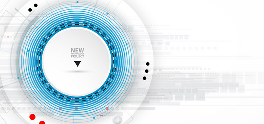 abstract futuristic circuit computer internet vector image