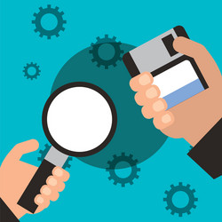 program coding website vector image