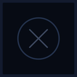 inactive cancel button ui element template vector