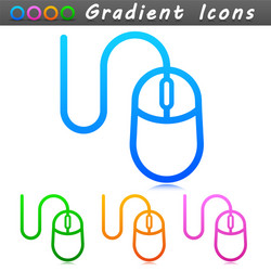 Mouse Pointer Icon - Modern UI Style vector image