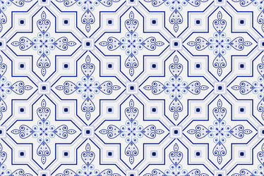 Vintage tile pattern design Royalty Free Vector Image