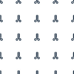 scissors icon pattern seamless white background vector