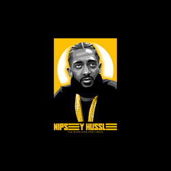 Nipsey Hussle Portrait Vector Image