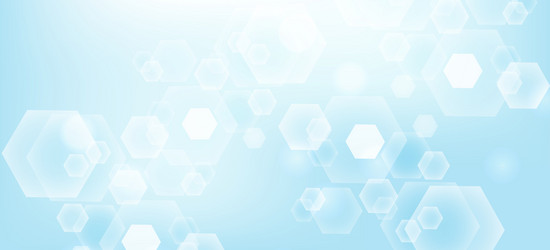 hexagonal abstract background big data vector image