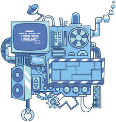 Machine Royalty Free Vector Image - VectorStock