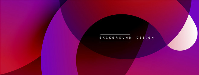 abstract overlapping lines and circles geometric vector