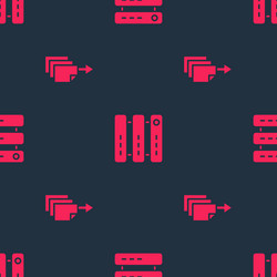 set data export and server web hosting vector image