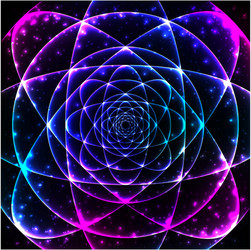 Sacred geometry symbol mandala mystery element vector