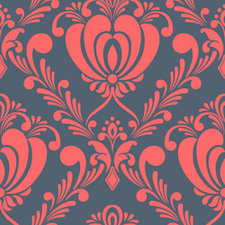 Damask seamless pattern element classical vector