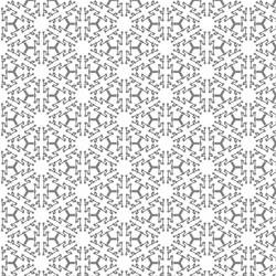 Geometric Hexagonal Mesh Pattern vector image