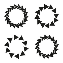 abstract triangle pattern black sharp geometric vector image