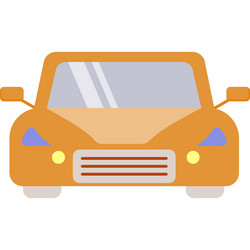 car icon auto automotive symbol isolated vector