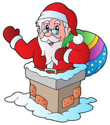 Christmas Santa Claus - Festive Cartoon Vector Image