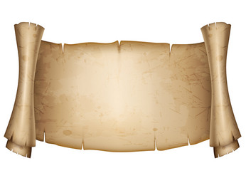 Roll old paper Royalty Free Vector Image - VectorStock