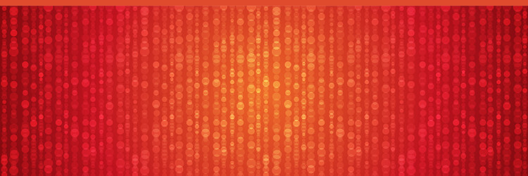 Red banner for holidays or disco background vector