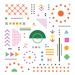 pattern hipster abstract form geometric line vector image