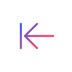 previous step pixel perfect gradient linear ui vector image