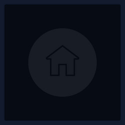 inactive homepage button ui element template vector image