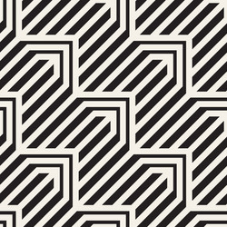 Hand drawn black abstract maze seamless pattern Vector Image